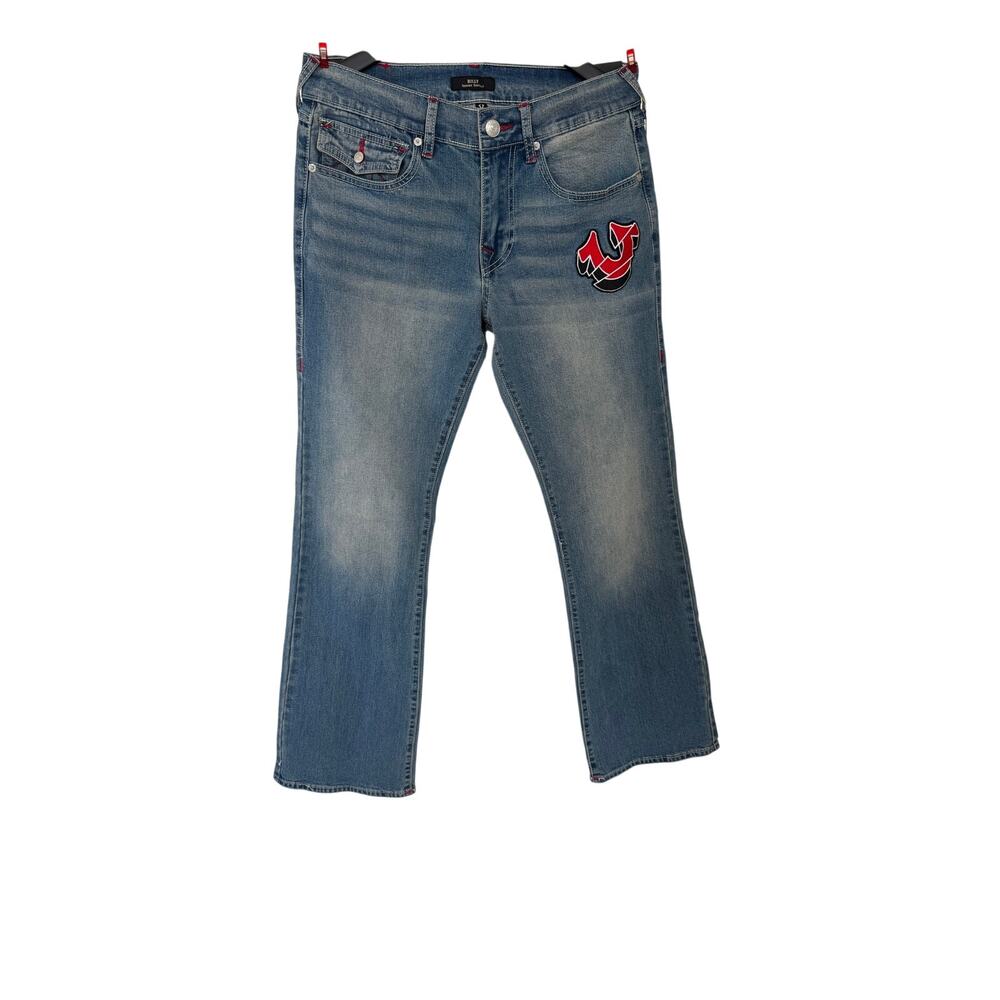 Mens True religion, Y2K Billy relax boot cut jeans wide31 L33.5 light wash
